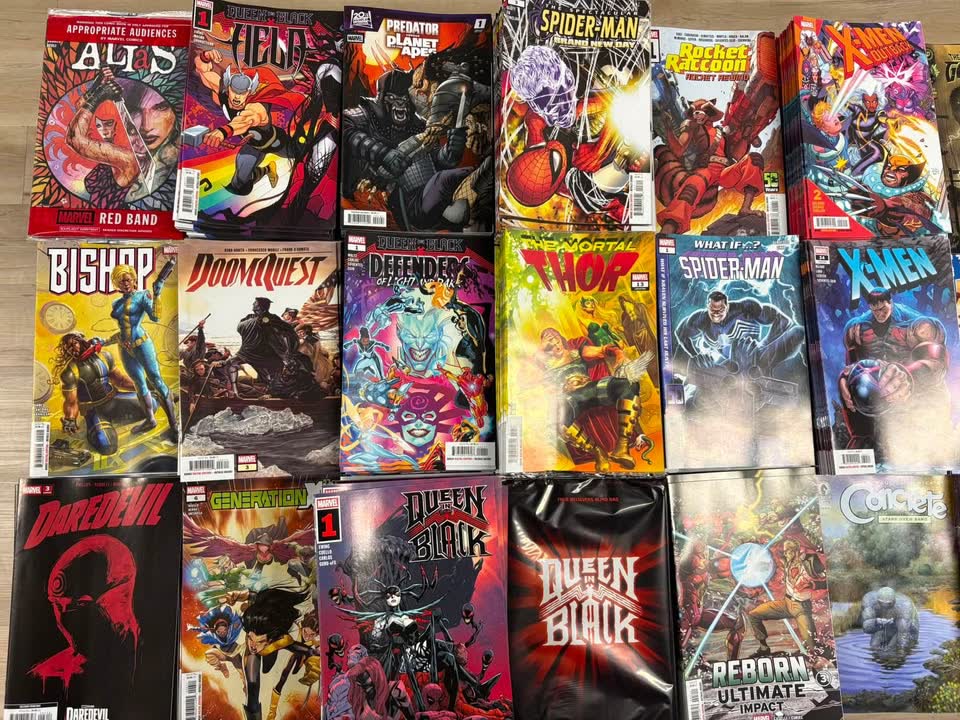 Fresh trade paperbacks and keys