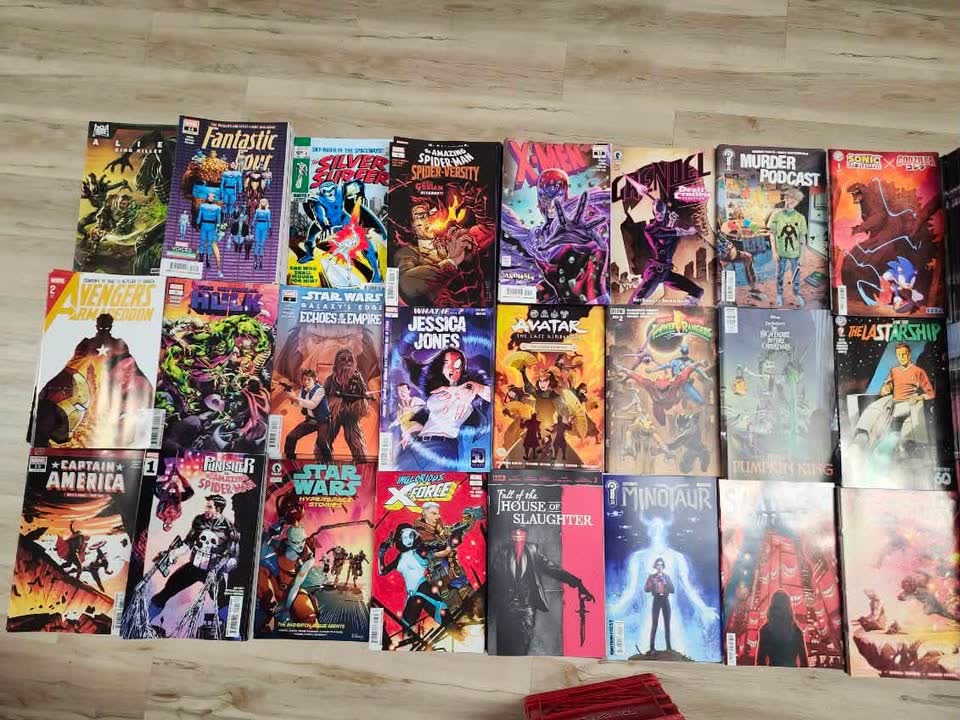 New arrivals, bagged and boarded
